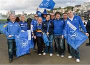6 September 2014; Leinster supporters ahead of the game. Guinness PRO12, Round 1, Glasgow Warriors v Leinster. Scotstoun Stadium, Glasgow, Scotland. Picture credit: Stephen McCarthy / SPORTSFILE