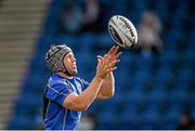 6 September 2014; Isaac Boss, Leinster, warms up ahead of the game. Guinness PRO12, Round 1, Glasgow Warriors v Leinster. Scotstoun Stadium, Glasgow, Scotland. Picture credit: Stephen McCarthy / SPORTSFILE