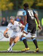 6 September 2014; Isaac Boss, Leinster, in action against Leone Nakarawa, Glasgow Warriors. Guinness PRO12, Round 1, Glasgow Warriors v Leinster. Scotstoun Stadium, Glasgow, Scotland. Picture credit: Stephen McCarthy / SPORTSFILE