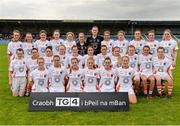 6 September 2014; The Armagh squad. TG4 All-Ireland Ladies Football Senior Championship Semi-Final, Armagh v Cork. Pearse Park, Longford. Photo by Sportsfile