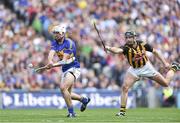7 September 2014; Patrick Maher, Tipperary, scores his side's first goal despite the attempts of Jackie Tyrrell, Kilkenny. GAA Hurling All Ireland Senior Championship Final, Kilkenny v Tipperary. Croke Park, Dublin. Picture credit: Stephen McCarthy / SPORTSFILE