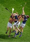 7 September 2014; Colin Fennelly, left, and Richie Power, Kilkenny, in action against Pádraic Maher, left, and Paddy Stapleton, Tipperary. GAA Hurling All Ireland Senior Championship Final, Kilkenny v Tipperary. Croke Park, Dublin. Picture credit: Dáire Brennan / SPORTSFILE