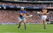 7 September 2014; Patrick Maher, Tipperary, shoots to score his side's first goal of the game. GAA Hurling All Ireland Senior Championship Final, Kilkenny v Tipperary. Croke Park, Dublin. Picture credit: Pat Murphy / SPORTSFILE