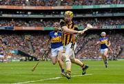 7 September 2014; Richie Power, Kilkenny, shoots to score his side's third goal of the game. GAA Hurling All Ireland Senior Championship Final, Kilkenny v Tipperary. Croke Park, Dublin. Picture credit: Pat Murphy / SPORTSFILE