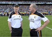 7 September 2014; Kilkenny manager Brian Cody and selector Michael Dempsey, right, after the game ended in a draw. GAA Hurling All Ireland Senior Championship Final, Kilkenny v Tipperary. Croke Park, Dublin. Picture credit: Stephen McCarthy / SPORTSFILE