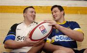 16 January 2007; Brothers and former team-mates James, right, and Kevin Coughlan will face off in the AIB league derby game between Dolphin and Cork Constitution on Sunday next, 21st January 2007. Kevin Coughlan of Temple Hill will no doubt feel the tension as he steps on to his former home ground in an effort to defeat his former comrades for the first time having rejoined Cork Constitution. Dolphin Rugby Football Club, Cork City, Co. Cork. Photo by Sportsfile  *** Local Caption ***