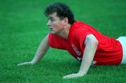 3 September 1996; Mayo's Anthony Finnerty during a training session, at McHale Park in Castlebar, in advance of the Bank of Ireland All-Ireland Senior Football Championship Final. Photo by Ray McManus/Sportsfile