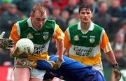 11 May 1997; Anthony Kelly of Offaly breaks through the Longford defence during the Leinster GAA Senior Football Championship First Round match between Offaly and Longford at O'Connor Park, Tullamore. Photo by David Maher/Sportsfile
