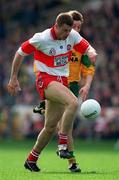 5 May 1996; Anthony Tohill of Derry during the Church & General National Football League Final between Derry and Donegal at Croke Park in Dublin. Photo by Ray McManus/Sportsfile