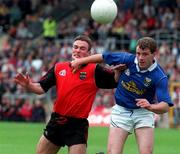 7 July 1996; Damien O'Reilly of Cavan in action against Mickey Linden of Down during the Ulster Senior Football Championship Semi-Final match between Cavan and Down at St Tiernach's Park in Clones, Monaghan. Photo by Pat Cashman/Sportsfile