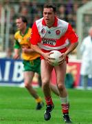 14 May 1995; Gary Coleman of Derry during the National Football League Final between Derry and Donegal at Croke Park in Dublin. Photo by David Maher/Sportsfile