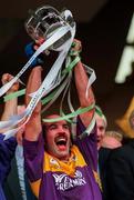 1 September 1996; George O'Connor of Wexford lifts the Liam MacCarthy Cup following the GAA All-Ireland Senior Hurling Championship Final between Wexford and Limerick at Croke Park in Dublin. Photo by Ray McManus/Sportsfile