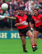 28 July 1996; Greg Blaney of Down during the Bank of Ireland Ulster Senior Football Championship Final between Tyrone and Down at St. Tiernach's Park in Clones, Monaghan. Photo by David Maher/Sportsfile