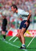 15 September 1996; Mayo manager John Maughan during the GAA All-Ireland Senior Football Championship Final between Meath and Mayo at Croke Park in Dublin. Photo by David Maher/Sportsfile