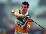 18 May 1997; Killian Farrell of Offaly during the Leinster Senior Hurling Championship Preliminary Round match between Offaly and Meath at Cusack Park in Mullingar. Photo by Ray McManus/Sportsfile