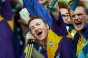 1 September 1996; Larry Murphy, centre, of Wexford celebrates following GAA All-Ireland Senior Hurling Championship Final between Wexford and Limerick at Croke Park in Dublin. Photo by David Maher/Sportsfile