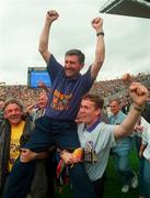 1 September 1996; Liam Griffin of Wexford celebrates following the GAA All-Ireland Senior Hurling Championship Final between Wexford and Limerick at Croke Park in Dublin. Photo by David Maher/Sportsfile