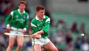 13 April 1997; Mark Foley of Limerick during the National Hurling League Division 1 match between Limerick v Tipperary at the Gaelic Grounds in Limerick. Photo by Brendan Moran/Sportsfile