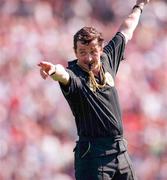 1 June 1997; Referee Martin McBrien during the Ulster GAA Football Senior Championship Quarter-Final between Monaghan and Derry at St. Tiernach's Park in Clones. Photo by Ray McManus/Sportsfile