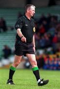 Referee Niall Barrett. Photo by Brendan Moran/Sportsfile
