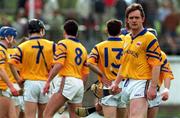 28 April 1996; Nicky English of Tipperary during the parade ahead of the National Hurling League Semi-Final between Tipperary and Laois at Nowlan Park in Kilkenny. Photo by Ray McManus/Sportsfile
