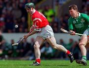 25 May 1996; Timmy Kelliher of Cork during the Munster Senior Hurling Championship Quarter-Final between Cork and Limerick at Pairc Ui Chaoimh in Cork. Photo by Ray McManus/Sportsfile