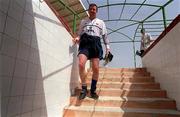 7 September 1999; Goalkeeper Alan Kelly following a Republic of Ireland training session at Ta'Qali Stadium in Attard, Malta. Photo by David Maher/Sportsfile