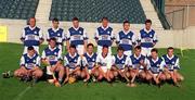 30 October 1999; The Castletown team prior to the AIB Leinster Club Hurling Championship Quarter-Final match between Castletown, Laois, and Faughs, Dublin, at Parnell Park in Dublin. Photo by Ray Lohan/Sportsfile