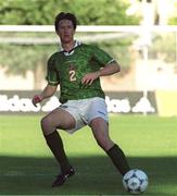 25 July 1999; Clive Delaney of Republic of Ireland during the UEFA European U18 Championship Finals Third Place Match between Greece and Republic of Ireland at Folkungavallen Stadium in Linköping, Sweden. Photo by David Maher/Sportsfile