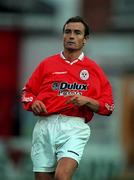 13 August 1999; Declan Geoghegan of Shelbourne during the Eircom League Premier Division match between Shelbourne and Galway United at Tolka Park in Dublin. Photo by Brendan Moran/Sportsfile