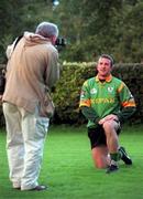 16 September 1999; Evan Kelly poses for a portrait for local photographer John Quirke at a press evening in Dalgan Park, Meath, ahead of the Bank of Ireland All-Ireland Senior Football Championship Final. Photo by Brendan Moran/Sportsfile