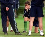9 November 1999; Gary Breen during a Republic of Ireland training session at the AUL Grounds in Clonshaugh, Dublin. Photo by Brendan Moran/Sportsfile