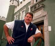 30 September 1999; USA head coach Jack Clarke poses for a portrait following his USA team announcement, to play Ireland in Pool E of the Rugby World Cup, at Fitzpatrick's Killiney Castle Hotel in Dublin. Photo by Matt Browne/Sportsfile