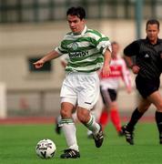 26 September 1999; Jason Colwell of Shamrock Rovers during the Eircom League Premier Division match between Shamrock Rovers and Sligo Rovers at Morton Stadium in Santry, Dublin. Photo by Damien Eagers/Sportsfile