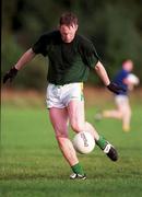 20 September 1999; Jimmy McGuinness during a training session, in Dalgan Park, Navan, Meath, ahead of the Bank of Ireland All-Ireland Senior Football Championship Final. Photo by Brendan Moran/Sportsfile