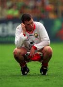 26 September 1999; A dejected Kevin O'Dwyer of Cork following the Bank of Ireland All-Ireland Senior Football Championship Final match between Meath and Cork at Croke Park in Dublin. Photo by Ray McManus/Sportsfile