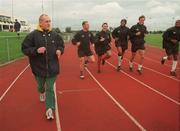 30 September 1999; London Broncos footballer Shaun Edwards during a training session with Bohemians at ALSAA in Santry, Dublin. Photo by David Maher/Sportsfile