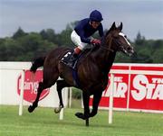 17 July 1999; Yeoman's Point with Mick Kinane up on their way to winning the Challenge Stakes at Leopardstown Racecourse in Dublin. Photo by Sportsfile