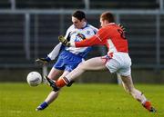 21 January 2007; Mark Daly, Monaghan, in action against Tony McClelland, Armagh. Gaelic Life Dr. McKenna Cup, Section A, 3rd Round, Monaghan v Armagh. St. Tighearnach's Park, Clones, Co. Monaghan. Picture credit: David Maher / SPORTSFILE