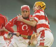 21 January 2007; Peter Kelly, Cork, in action against Cathal Naughton, Cork Institute of Technology (CIT). Waterford Crystal Senior Hurling Quarter-Final, Cork Institute of Technology (CIT) v Cork, Pairc Ui Chaoimh, Cork. Photo by Sportsfile