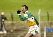 21 January 2007; Scott Brady celebrates a late goal for Offaly. O'Byrne Cup Semi-Final, Offaly v Laois, O'Connor Park, Tullamore, Co. Offaly. Picture credit: Ray McManus / SPORTSFILE