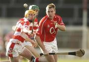 21 January 2007; Cillian Cronin, Cork, in action against Cathal Naughton, Cork Institute of Technology (CIT). Waterford Crystal Senior Hurling Quarter-Final, Cork Institute of Technology (CIT) v Cork, Pairc Ui Chaoimh, Cork. Photo by Sportsfile *** Local Caption ***