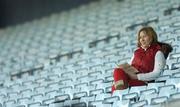 21 January 2007; A lone supporter before the start of the game. Waterford Crystal Senior Hurling Quarter-Final, Cork Institute of Technology (CIT) v Cork, Pairc Ui Chaoimh, Cork. Photo by Sportsfile *** Local Caption ***