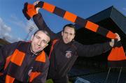 22 January 2007; Bohemians new signings Owen Heary, left, and Neale Fenn after a press conference to announce the new signings and future strategy, hopes and plans for the forthcoming eircom League season. Phoenix Bar, Dalymount Park, Dublin. Picture credit: David Maher / SPORTSFILE