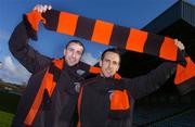 22 January 2007; Bohemians new signings Owen Heary, left, and Neale Fenn following a press conference to announce the new signings and future strategy, hopes and plans for the forthcoming eircom League season. Phoenix Bar, Dalymount Park, Dublin. Picture credit: David Maher / SPORTSFILE