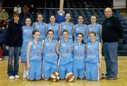 26 January 2007; The Maree, Galway, team. U18 Women's National Cup Final, Maree, Galway v Vienna Woods Glanmire, Cork, National Basketball Arena, Tallaght, Dublin. Picture credit: Brendan Moran / SPORTSFILE