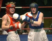 26 January 2007; Eric Donovan, left, in action against Willie Casey. National Senior Boxing Championship Semi Finals, National Stadium, Dublin. Picture credit: Ray Lohan / SPORTSFILE *** Local Caption ***