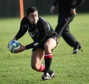 10 January 2007; Ulster's Kieran Campbell in action during rugby squad training. Newforge Country Club, Belfast, Co. Antrim. Picture credit: Oliver McVeigh / SPORTSFILE