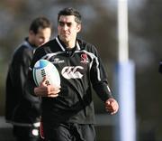 10 January 2007; Ulster's Kieran Campbell in action during rugby squad training. Newforge Country Club, Belfast, Co. Antrim. Picture credit: Oliver McVeigh / SPORTSFILE