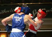 11 January 2007; Anthony Cacace, left, in action against Kevin Doherty. Smithwicks Ulster Senior Amateur Boxing Championship Finals, Ulster Hall, Belfast, Co. Antrim. Picture credit: Oliver McVeigh / SPORTSFILE